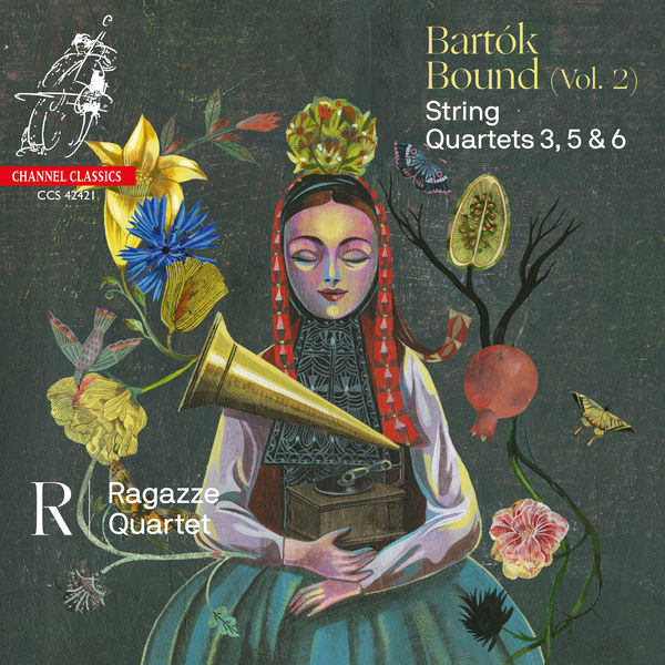 Ragazze Quartet - Bartok Bound, Vol. 2: String Quartets Nos. 3, 5 & 6 (2021) [Official Digital Download 24bit/192kHz]