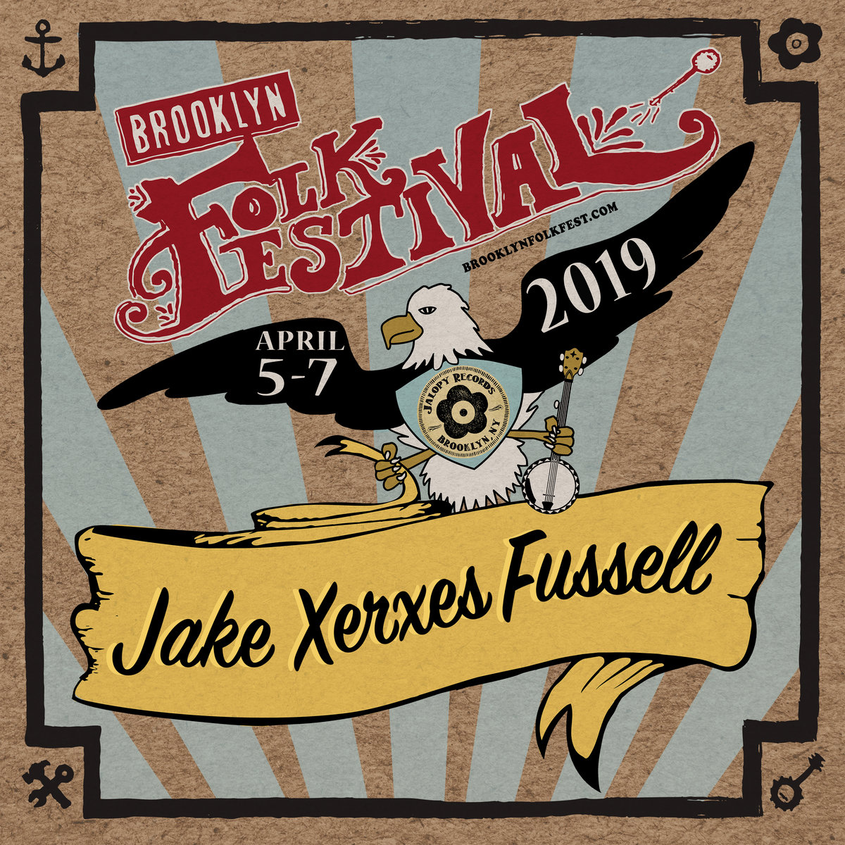 Jake Xerxes Fussell - At Brooklyn Folk Festival, 2019 (2021) [FLAC 24bit/48kHz]