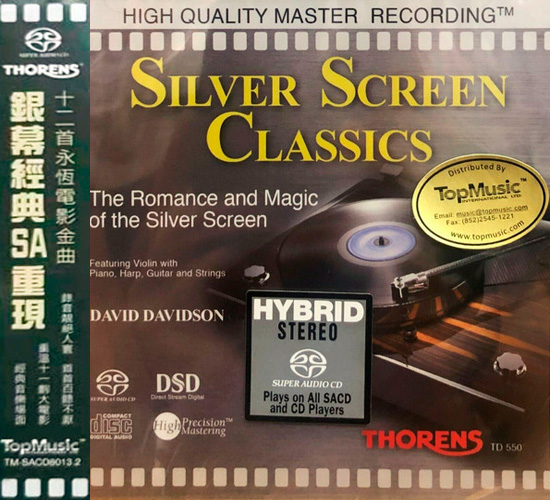 David Davidson – Silver Screen Classics (1997) [Reissue 2019] DSF DSD64 + Hi-Res FLAC