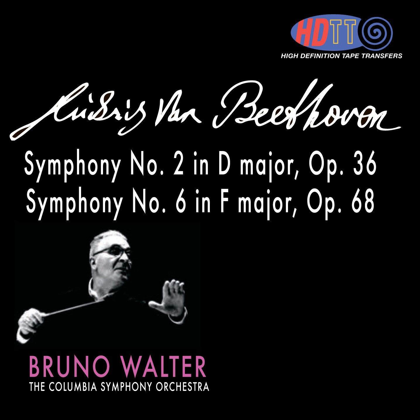 Bruno Walter, Columbia Symphony Orchestra – Beethoven: Symphonies No. 6 & 2 (1958/2016) DSF DSD128 + Hi-Res FLAC