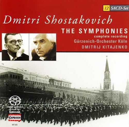Gürzenich-Orchester Köln, Dmitrij Kitajenko – Dmitri Shostakovich: Symphonies Nos. 1-15 (12 SACD BOX) (2005) [DSF DSD64 + FLAC 24bit/192kHz]