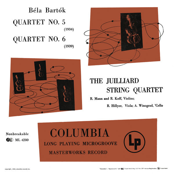 Juilliard String Quartet - Bartók: Quartet No. 5 & Quartet No. 6 (Remastered) (1950/2021) [FLAC 24bit/96kHz]