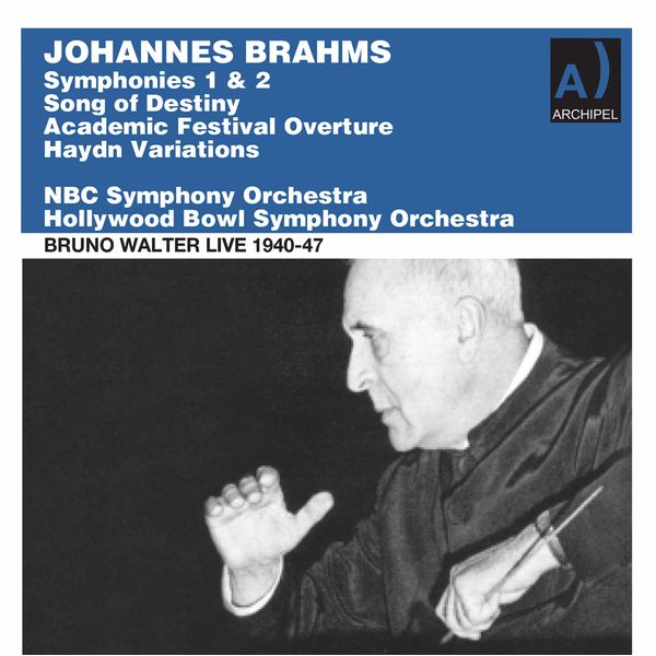 NBC Symphony Orchestra, Hollywood Bowl Symphony Orchestra, Bruno Walter – Brahms: Orchestral Works (Live) (2022) [Official Digital Download 24bit/48kHz]