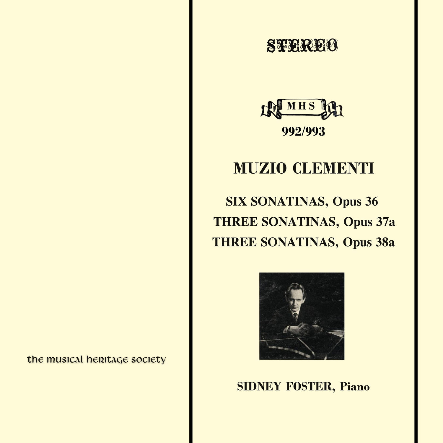 Sidney Foster - Clementi: Six Sonatinas, Op. 36; Three Sonatinas, Op. 37a; Three Sonatinas, Op. 38a (2022) [Official Digital Download 24bit/96kHz]