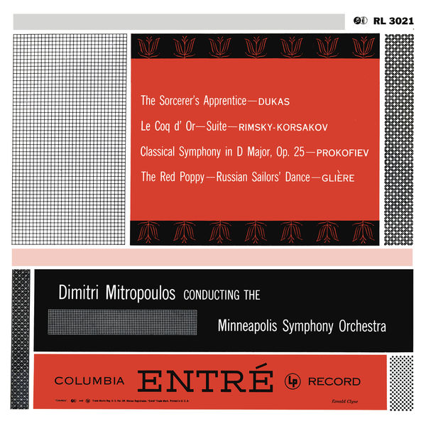 Dimitri Mitropoulos - Dukas: L'Apprenti sorcier - Rimsky-Korsakov: Le Coq d'or Suite - Prokofiev: Symphony No. 1 (2022) [Official Digital Download 24bit/96kHz] Download