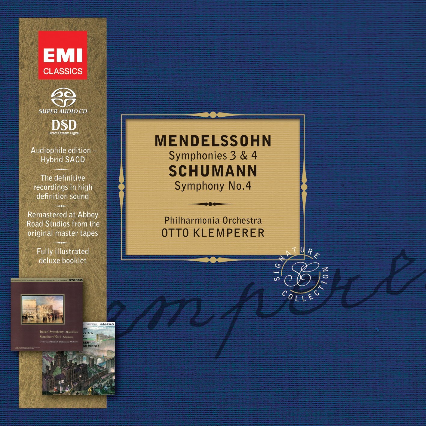 Otto Klemperer, Philharmonia Orchestra – Mendelssohn: Symphonies 3 & 4 / Schumann: Symphony 4 (2012) SACD ISO + Hi-Res FLAC