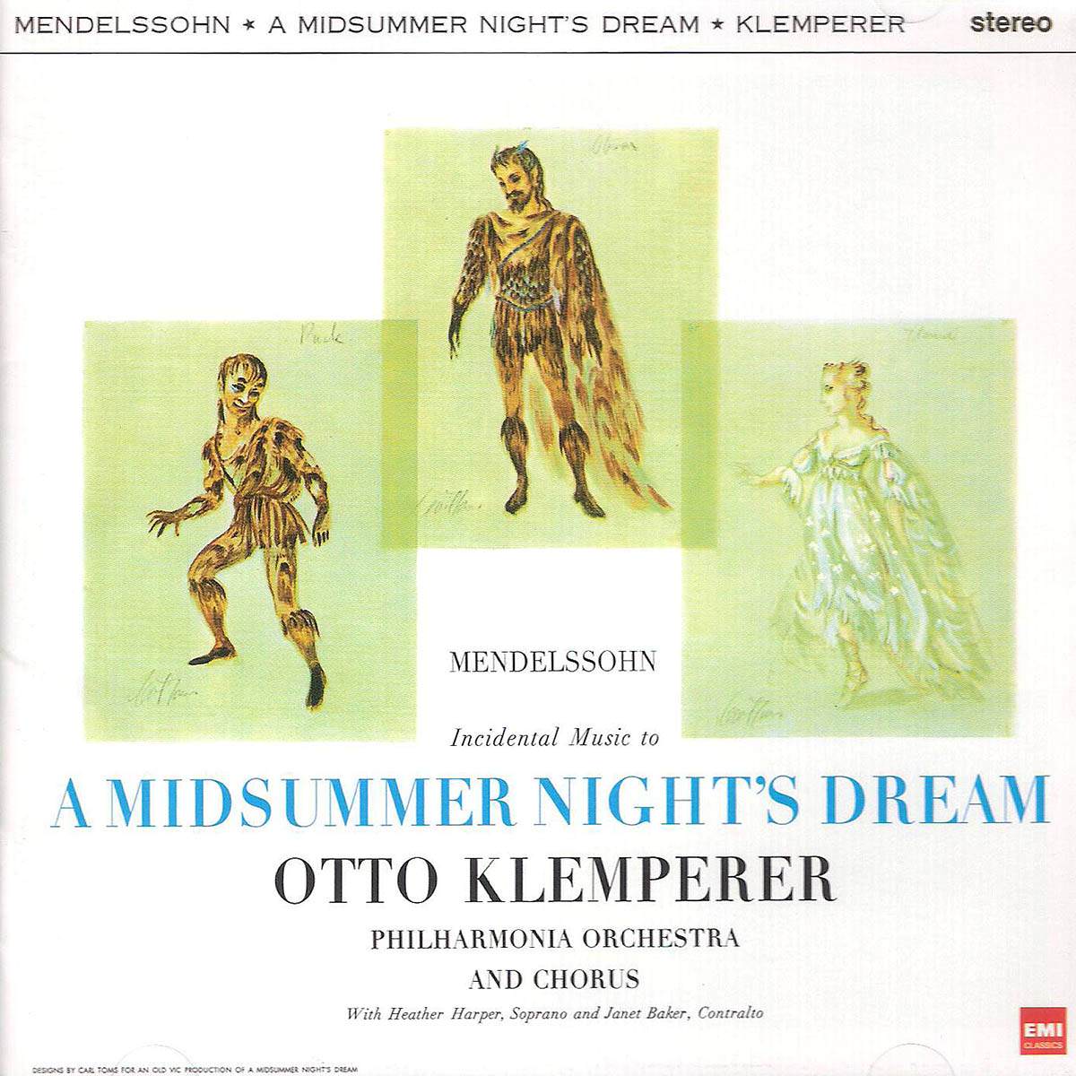 Otto Klemperer, Philharmonia Orchestra – Mendelssohn: A Midsummer Night’s Dream (1961) [Japan 2011] SACD ISO + Hi-Res FLAC