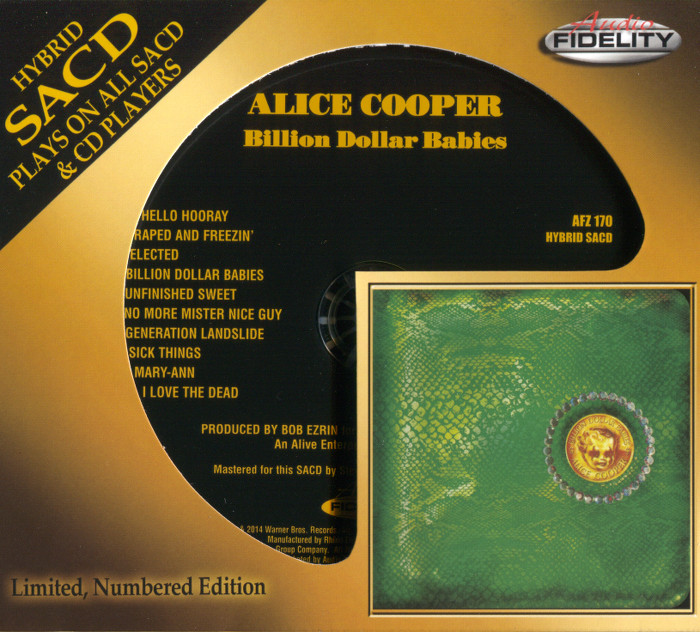 Alice Cooper – Billion Dollar Babies (1973) [Audio Fidelity 2014] SACD ISO + Hi-Res FLAC