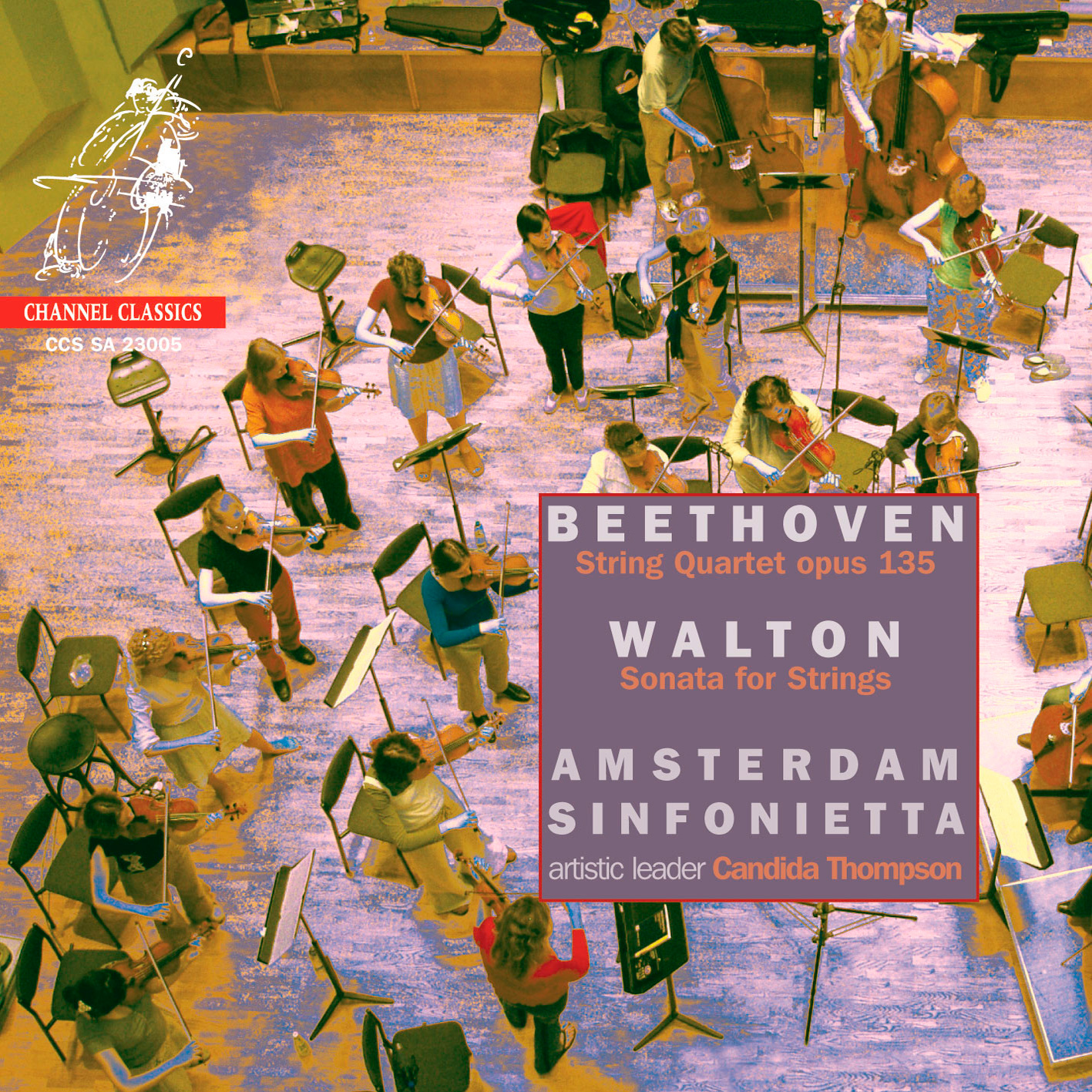 Amsterdam Sinfonietta – Beethoven: String Quartet & Walton: Sonata for Strings (2005) DSF DSD64 + Hi-Res FLAC