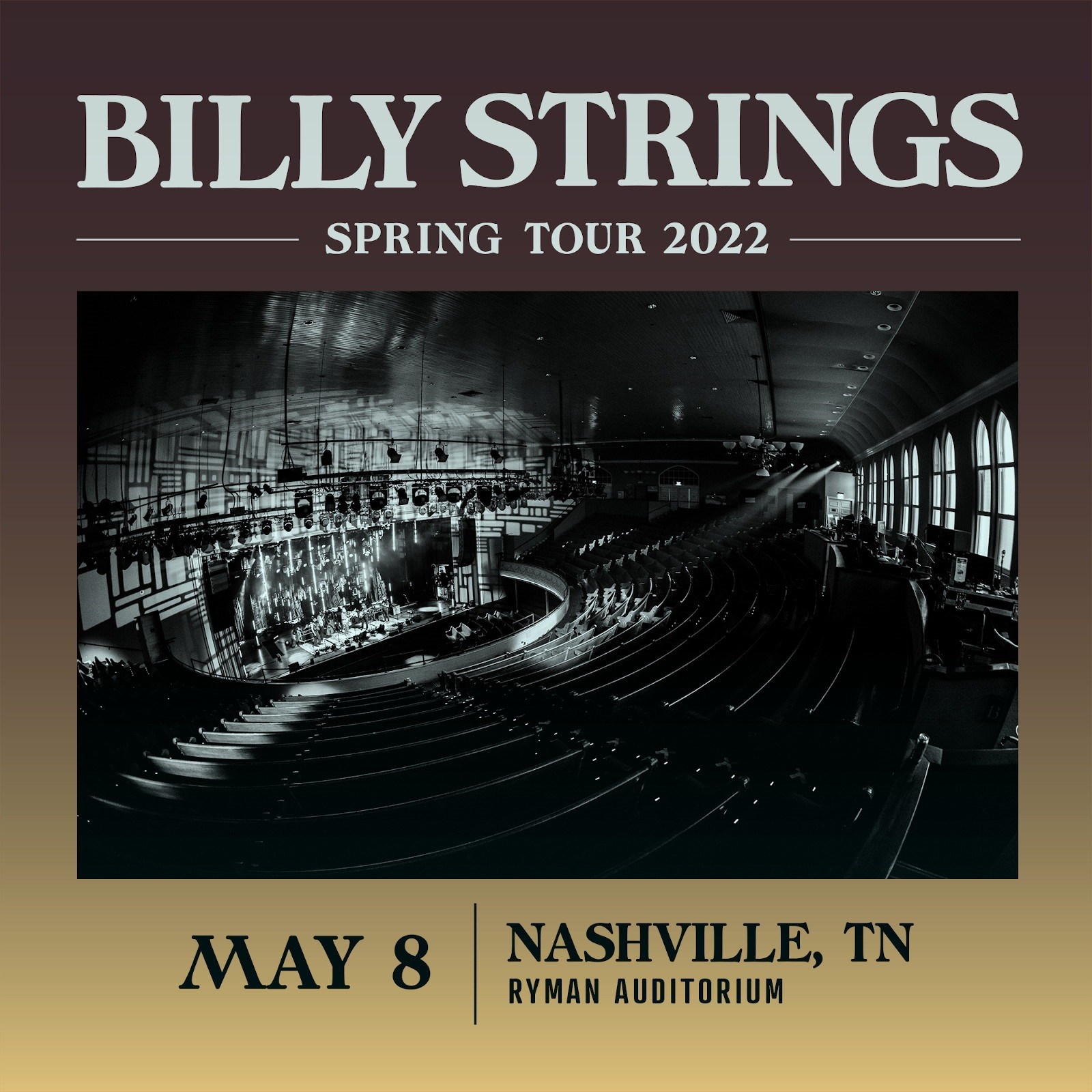 Billy Strings – 2022-05-08 – Ryman Auditorium, Nashville, TN (2022) [Official Digital Download 24bit/48kHz]