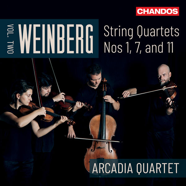 Arcadia Quartet - Weinberg: String Quartets Nos. 1, 7 & 11, Vol. 2 (2022) [FLAC 24bit/96kHz]