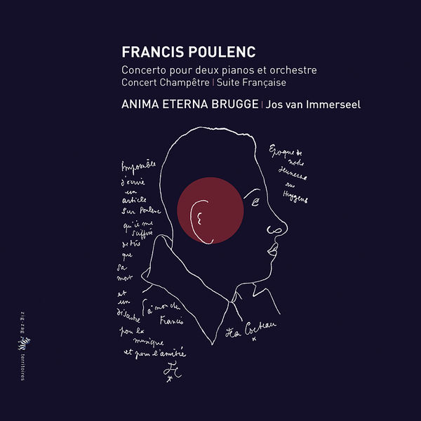 Anima Eterna Brugge, Jos van Immerseel – Poulenc: Concerto pour deux pianos et orchestre, Concert Champêtre & Suite Française (2014) [Official Digital Download 24bit/44,1kHz]