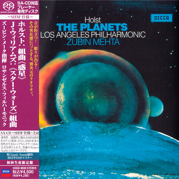 Zubin Mehta, Los Angeles Philharmonic – Holst: The Planets, John Williams: Star Wars Suite (1971/1978) SACD ISO + Hi-Res FLAC