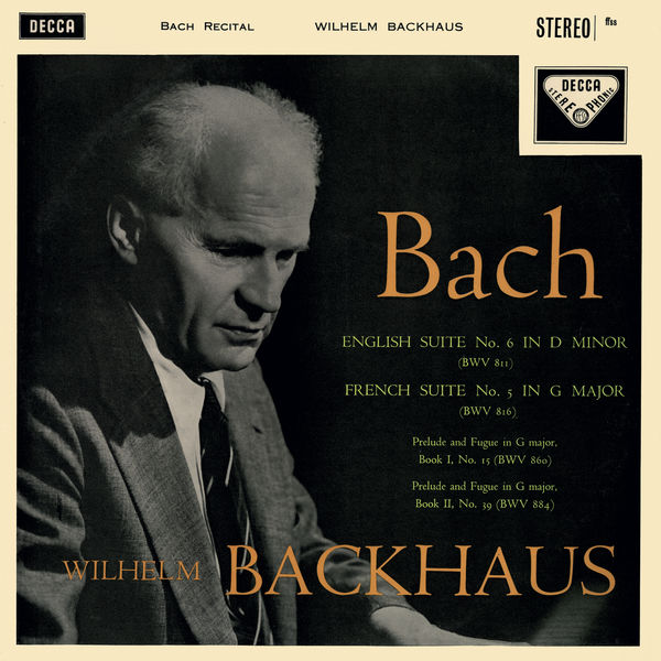 Wilhelm Backhaus – Bach Recital (Remastered) (1957/2020) [Official Digital Download 24bit/44,1kHz]