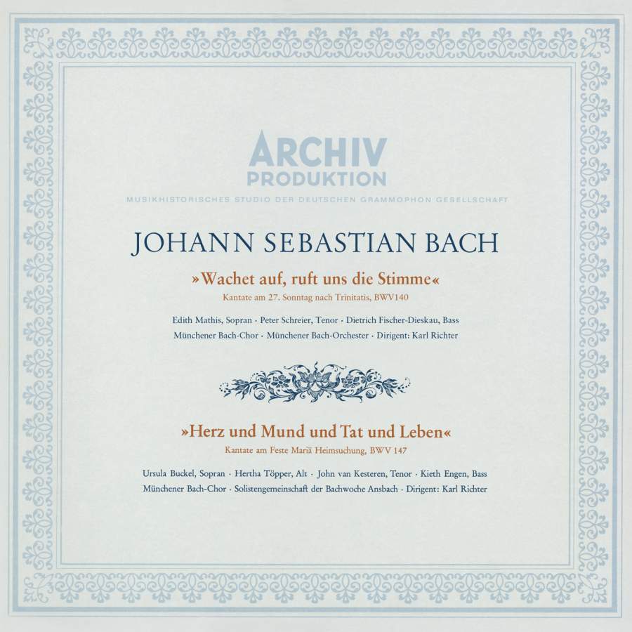 Munchener Bach-Chor & Orchester, Karl Richter – Bach, J.S.: Cantatas BWV 140 & 147 (1979/2017) [Official Digital Download 24bit/192kHz]