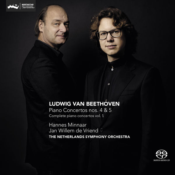 Hannes Minnaar, The Netherlands Symphony Orchestra, Jan Willem de Vriend – Beethoven: Piano Concertos Nos. 4 & 5 – Complete Piano Concertos, Vol. 1 (2015) [Official Digital Download 24bit/352.8kHz]