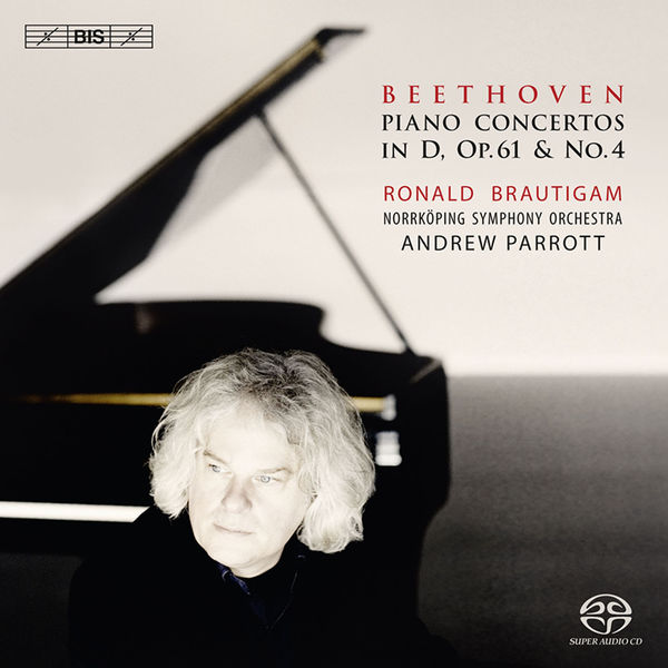 Ronald Brautigam, Norrköping Symphony Orchestra, Andrew Parrott – Beethoven: Piano Concertos in D, Op. 61 & No.4 (2009) [Official Digital Download 24bit/44,1kHz]