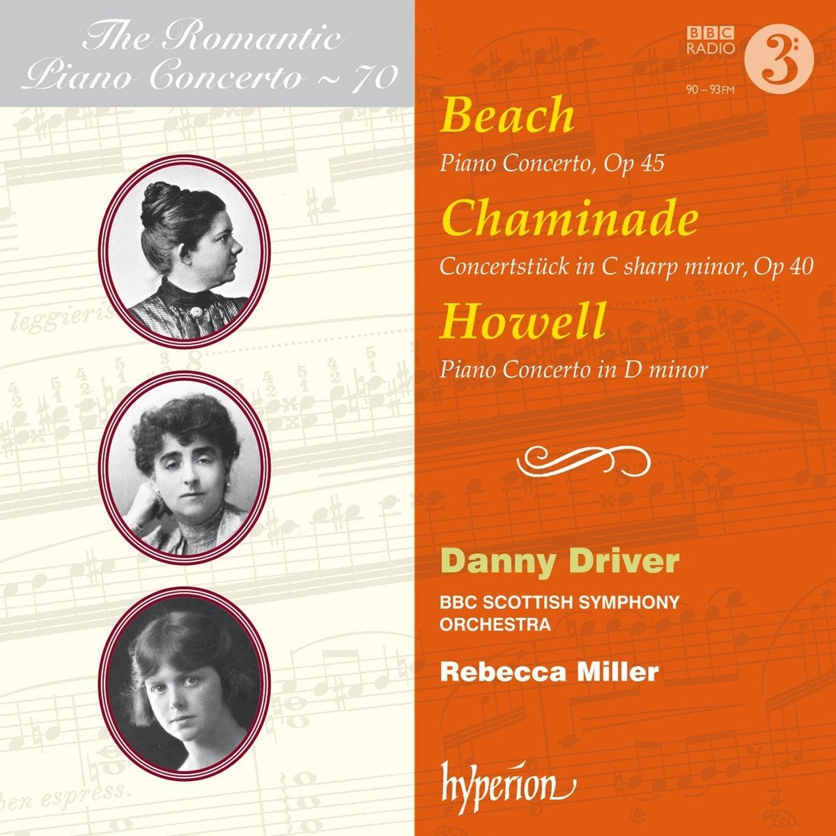Danny Driver, Rebecca Miller, BBC Scottish Symphony Orchestra – Beach, Chaminade & Howell: Piano Concertos (2015) [Official Digital Download 24bit/96kHz]