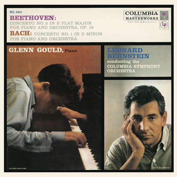 Glenn Gould, Columbia Symphony Orchestra, Leonard Bernstein – Beethoven: Piano Concerto No. 2 in B-Flat Major, Op. 19; Bach: Keyboard Concerto No. 1 in D Minor, BWV 1052 (1957/2015) [Official Digital Download 24bit/44,1kHz]