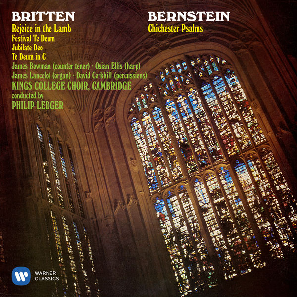 Choir of King’s College, Cambridge, Philip Ledger – Bernstein: Chichester Psalms – Britten: Rejoice the Lamb & Festival Te Deum (Remastered) (1974/2019) [Official Digital Download 24bit/192kHz]