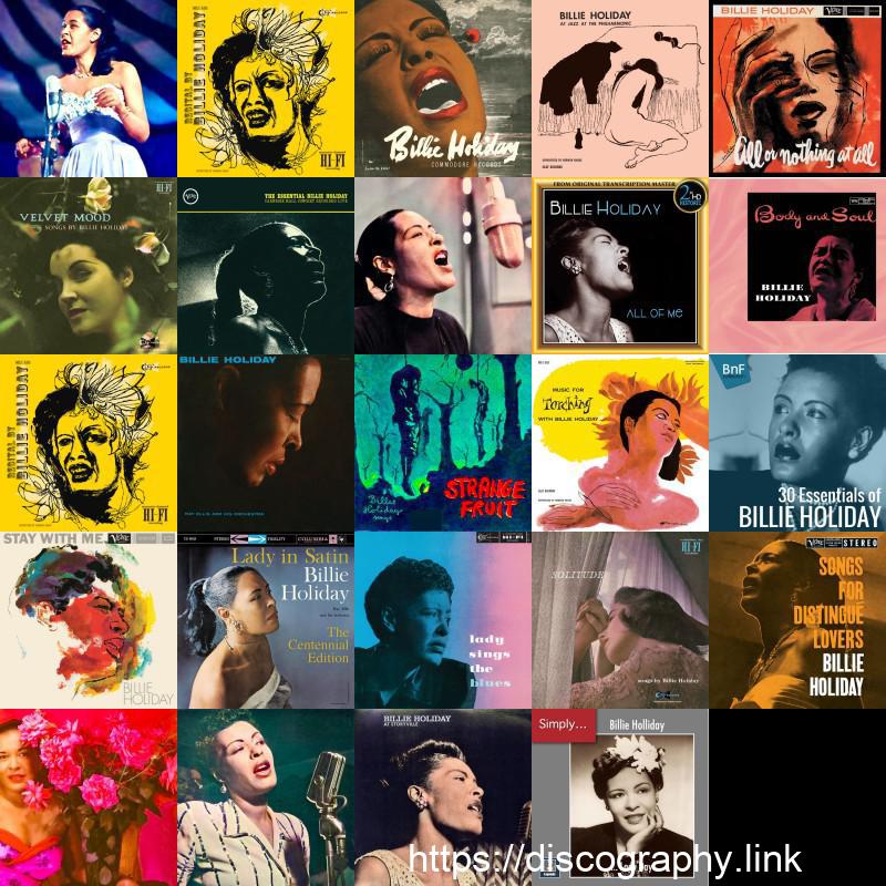 Billie Holiday 24 Hi-Res Albums Download
