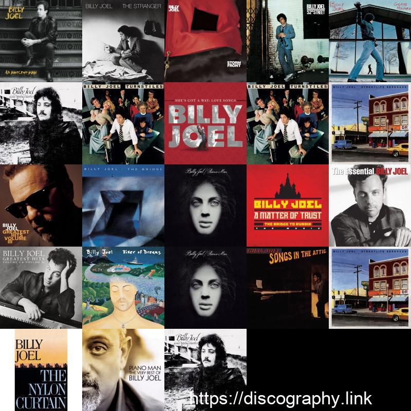 Billy Joel 19 Hi-Res Albums Download