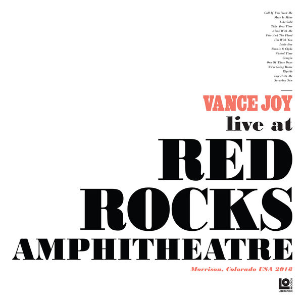 Vance Joy – Live at Red Rocks Amphitheatre (2018) [Official Digital Download 24bit/96kHz]