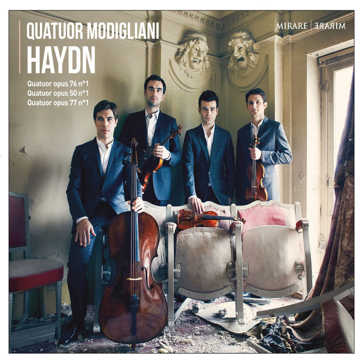 Quatuor Modigliani – Haydn: Quartets, Op. 76 No. 1; Op. 50 No. 1; Op. 77 No. 1 (2018) [Official Digital Download 24bit/44,1kHz]