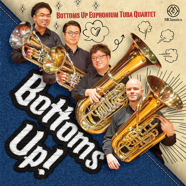 Bottoms Up Euphonium Tuba Quartet - Bottoms Up! (2022) [FLAC 24bit/192kHz] Download