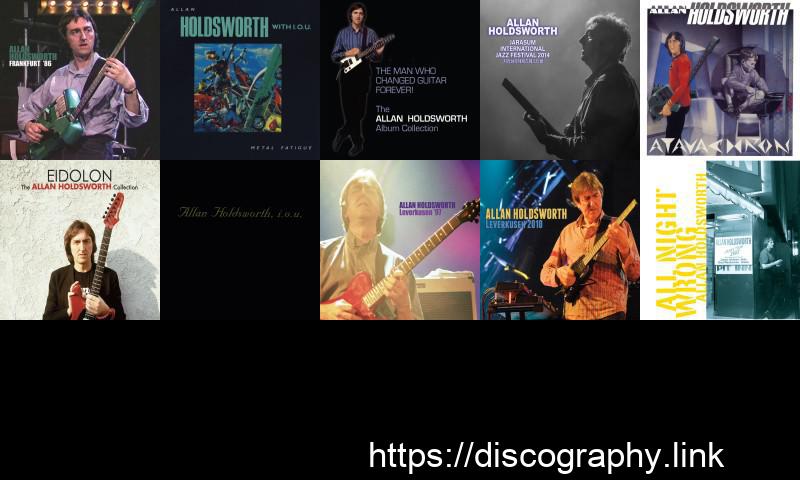 Allan Holdsworth 10 Hi-Res Albums