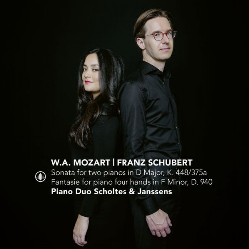 Piano Duo Scholtes and Janssens – Sonata for Two Pianos in D Major, K. 448/375a | Fantasie for Piano Four Hands in F Minor, D. 940 (2021) [FLAC 24 bit, 96 kHz]