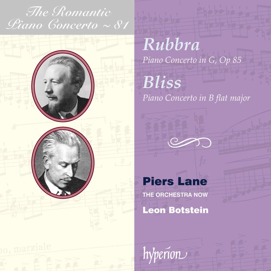 Piers Lane, The Orchestra Now, Leon Botstein – Rubbra & Bliss: Piano Concertos (2020) [Official Digital Download 24bit/88,2kHz]