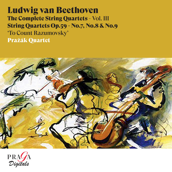 Prazak Quartet - Ludwig van Beethoven: The Three String Quartets, Op. 59 (2000/2021) [FLAC 24bit/96kHz]
