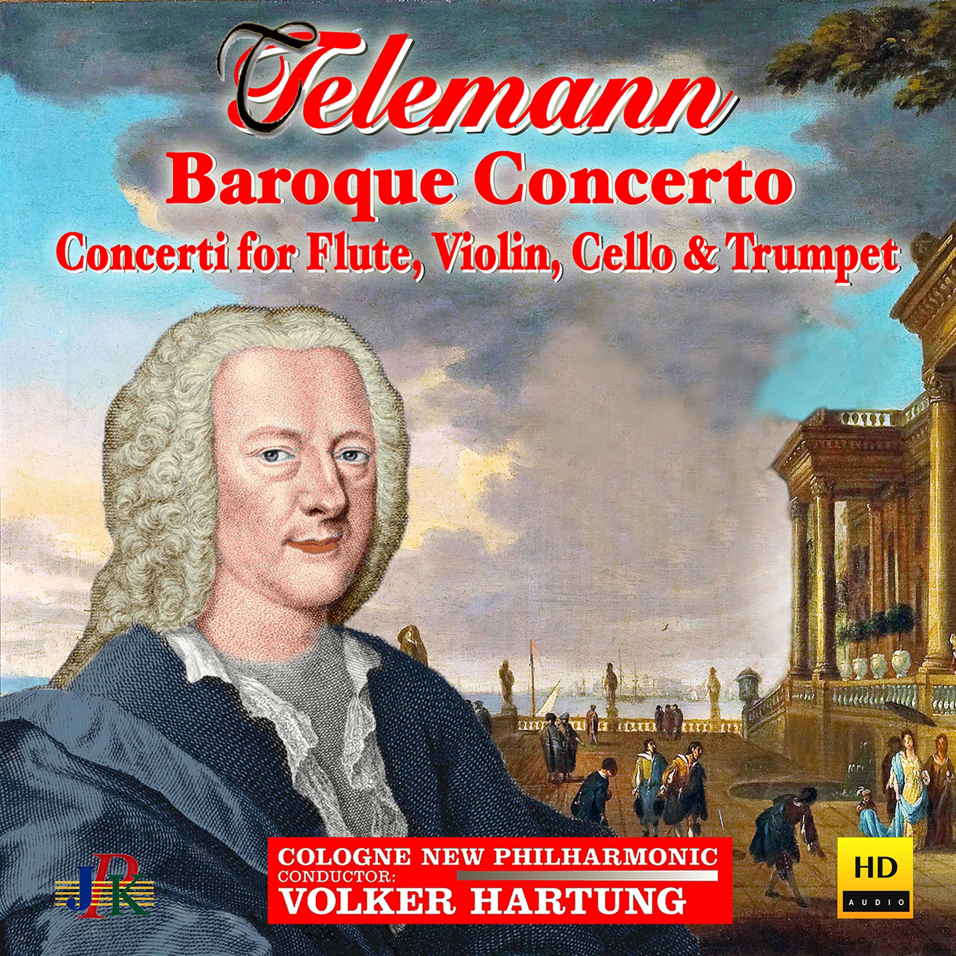 Cologne New Philharmonic Orchestra & Volker Hartung – Telemann: Baroque Concertos (2021) [Official Digital Download 24bit/48kHz]