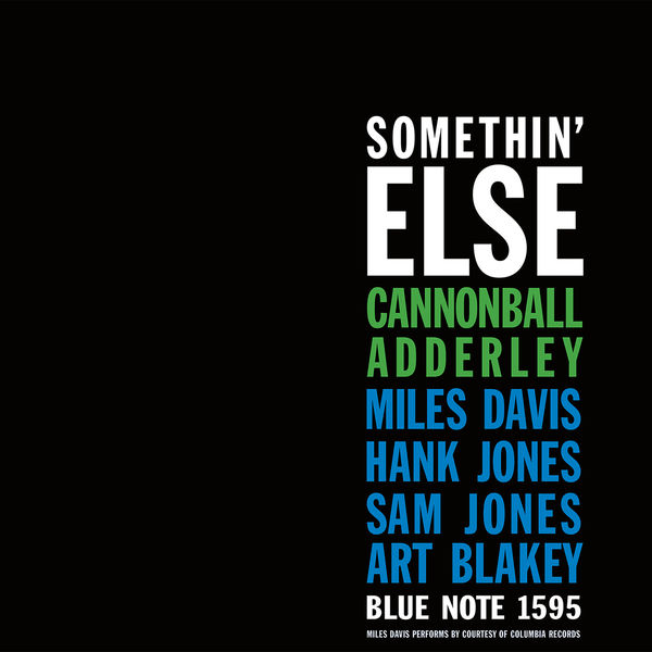 Cannonball Adderley – Somethin’ Else (1958/2012) [Official Digital Download 24bit/192kHz]