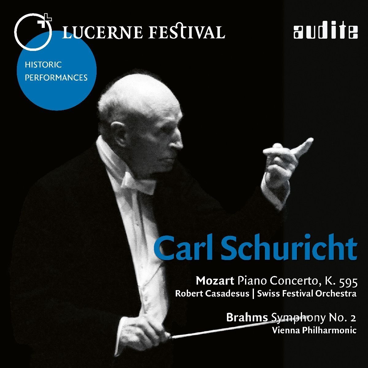Carl Schuricht – Mozart: Piano Concerto, K.595 – Brahms: Symphony No.2 (2017) [Official Digital Download 24bit/48kHz]