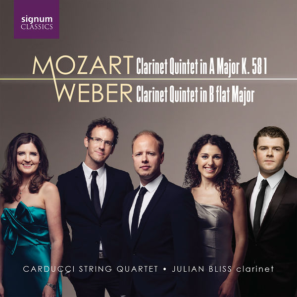 Carducci String Quartet & Julian Bliss – Mozart & Weber: Clarinet Quintets (2018) [Official Digital Download 24bit/96kHz]