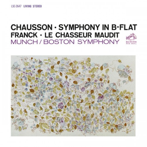 Boston Symphony Orchestra, Charles Munch – Chausson: Symphony in B-Flat Major, Op. 20 / Franck: Le Chasseur maudit, FWV 44 (1962/2016) [FLAC 24 bit, 192 kHz]