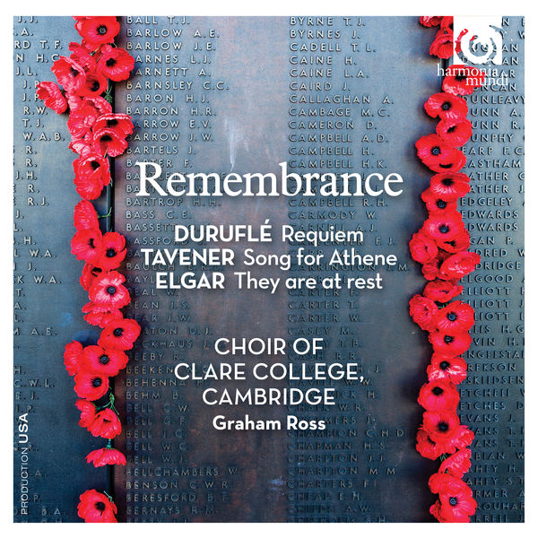 Choir of Clare College, Cambridge, Graham Ross – Remembrance (Bonus Track Version) (2016) [Official Digital Download 24bit/96kHz]
