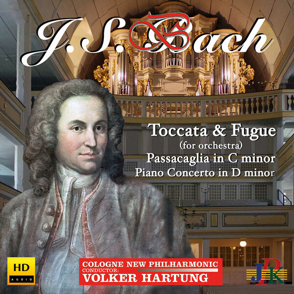 Cologne New Philharmonic Orchestra & Volker Hartung – Bach: Works for Piano & Orchestra (2022) [Official Digital Download 24bit/48kHz]