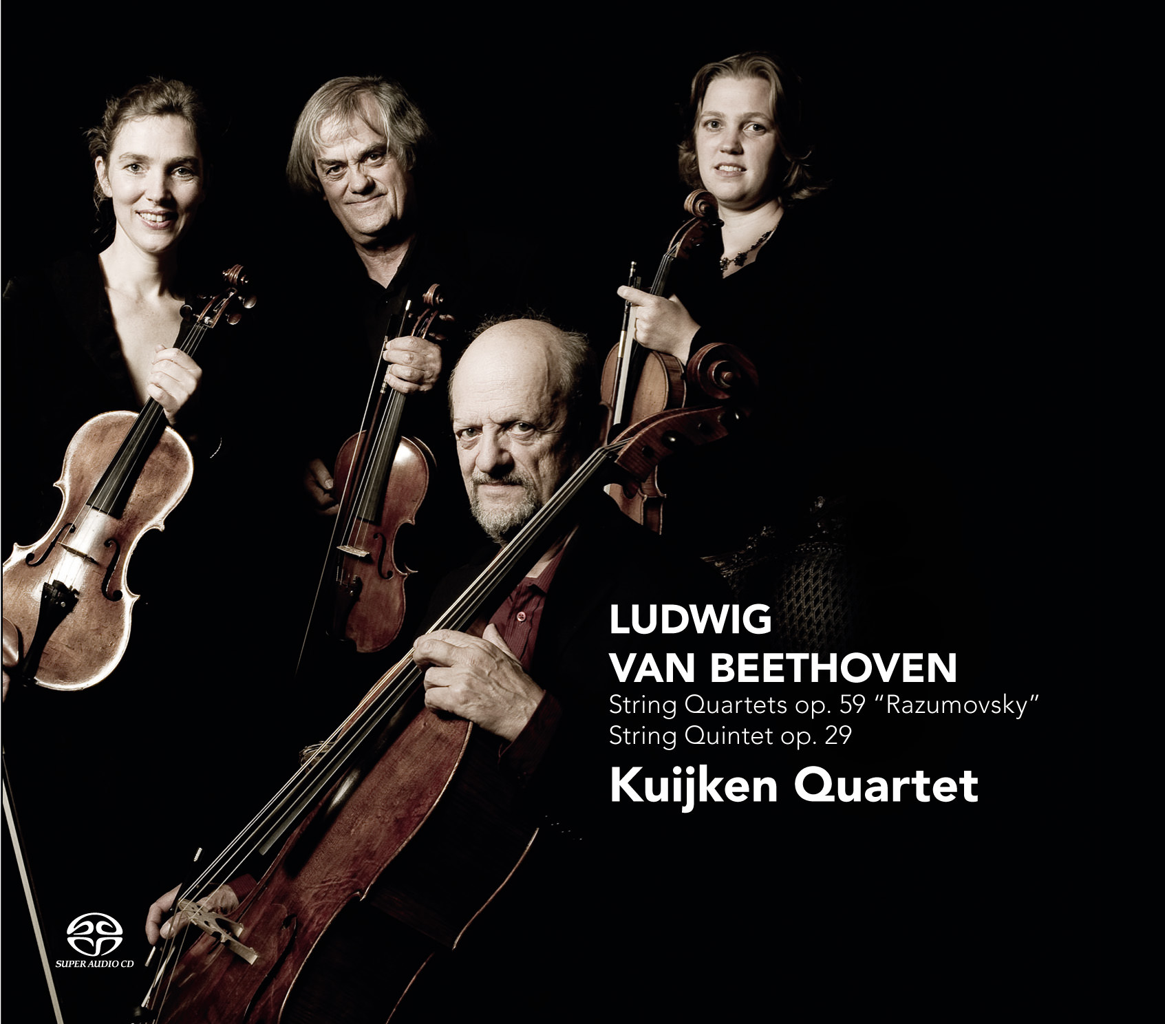 Kuijken Quartet – Beethoven: String Quartets Op. 59, String Quintet Op. 29 (2011) DSF DSD64