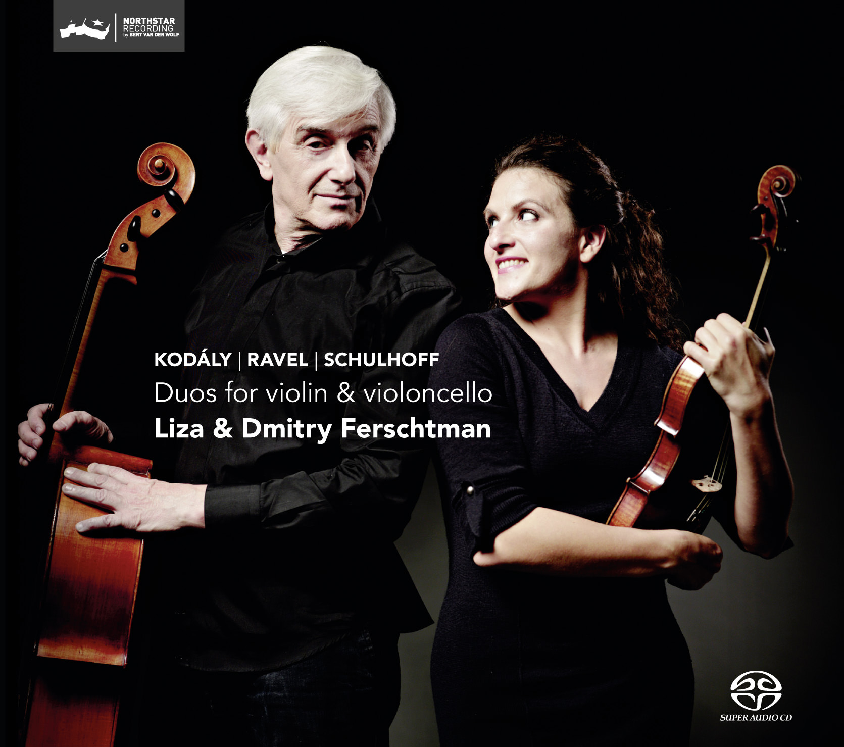 Liza Ferschtman, Dmitry Ferschtman – Kodaly, Ravel, Schulhoff – Duos for Violin & Violincello (2012) SACD ISO + Hi-Res FLAC