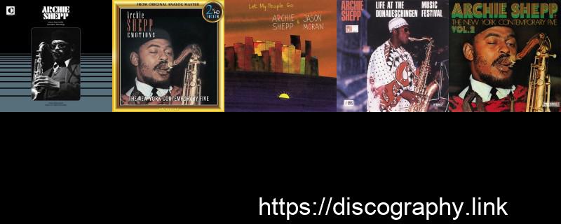 Archie Shepp 5 Hi-Res Albums
