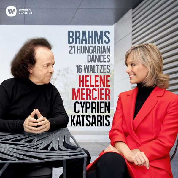 Cyprien Katsaris & Hélène Mercier – Brahms: 21 Hungarian Dances & 16 Waltzes for Piano Four Hands (2018) [Official Digital Download 24bit/44,1kHz]