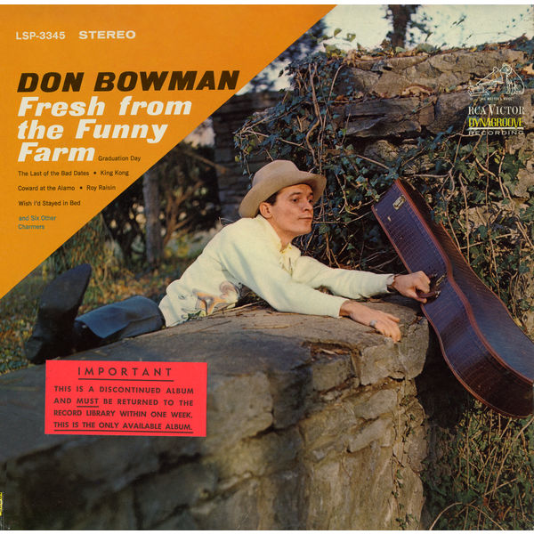 Don Bowman – Fresh From The Funny Farm (1965/2015) [Official Digital Download 24bit/96kHz]