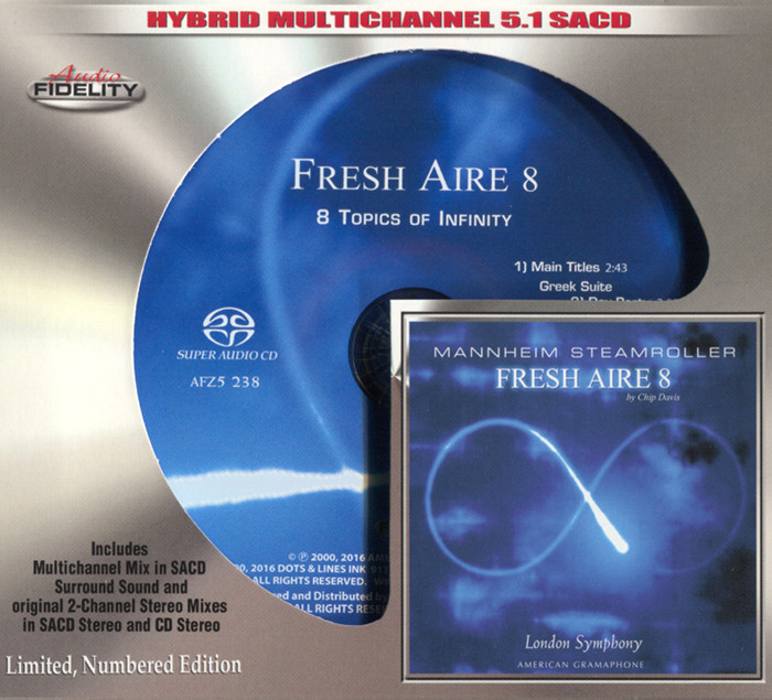 Chip Davis, London Symphony Orchestra – Mannheim Steamroller: Fresh Aire 8 (2000) [Audio Fidelity 2016] MCH SACD ISO + Hi-Res FLAC