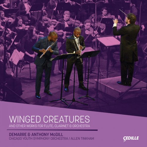 Demarre McGill, Anthony McGill, Chicago Youth Symphony Orchestra, Allen Tinkham – Winged Creatures (2019) [FLAC 24 bit, 88,2 kHz]