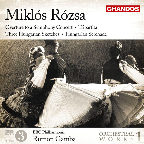 Rumon Gamba - Rózsa: Overture to a Symphony Concert, Three Hungarian Sketches, Tripartita, Hungarian Serenade (2008/2022) [FLAC 24bit/96kHz]