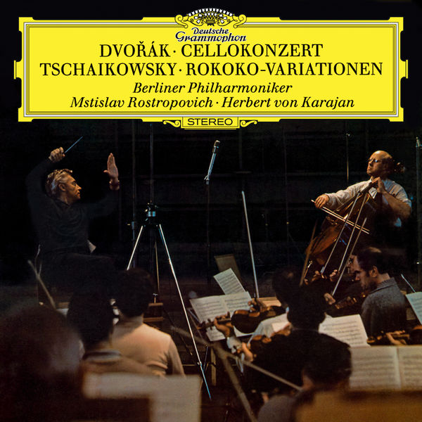 Mstislav Rostropovich, Berliner Philharmoniker, Herbert von Karajan – Dvořák: Cello Concerto in B minor, Op. 104 / Tchaikovsky: Variations on a Rococo Theme, Op. 33 (1968/2012) [Official Digital Download 24bit/192kHz]