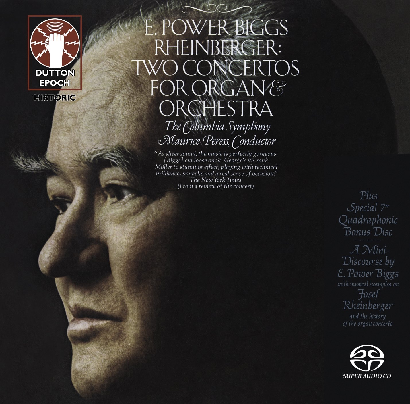 E. Power Biggs – Rheinberger: Two Concertos for Organ & Orchestra (1973) [Reissue 2017] MCH SACD ISO + DSF DSD64 + Hi-Res FLAC